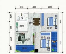 正地铁口，60平两室现房仅售27万